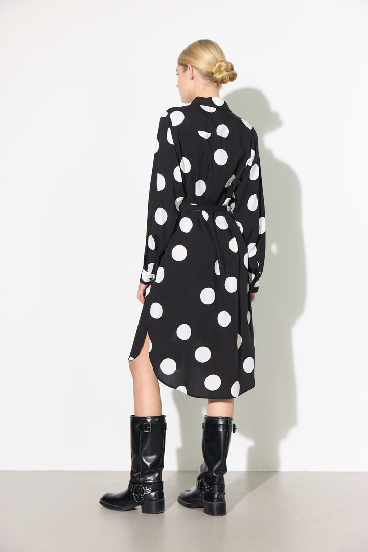 Hunkøn - Vicky Shirtdress 25983 - Big Dots