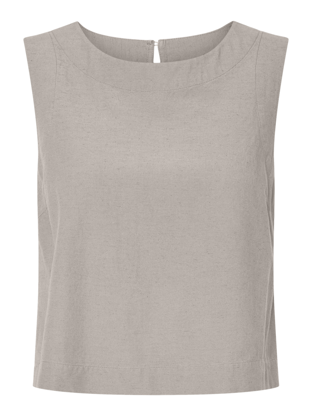 Pieces - Pctera Sl Top - 4793636 Silver Gray