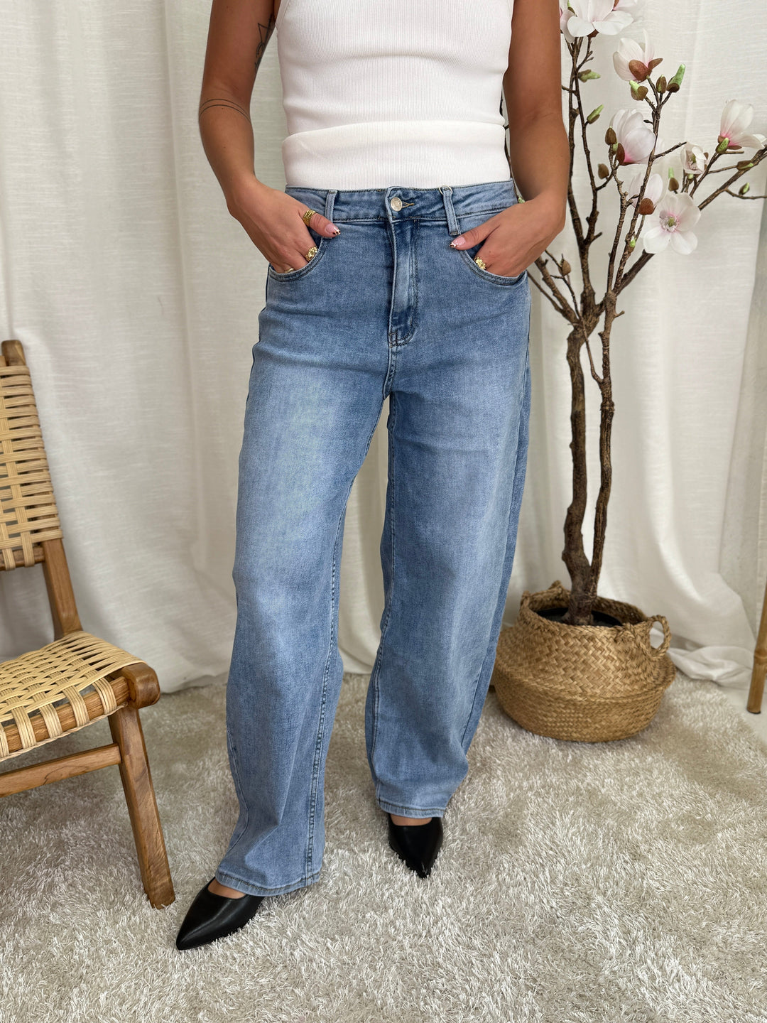 A-bee - Freja G2352 - Light Blue Denim Jeans