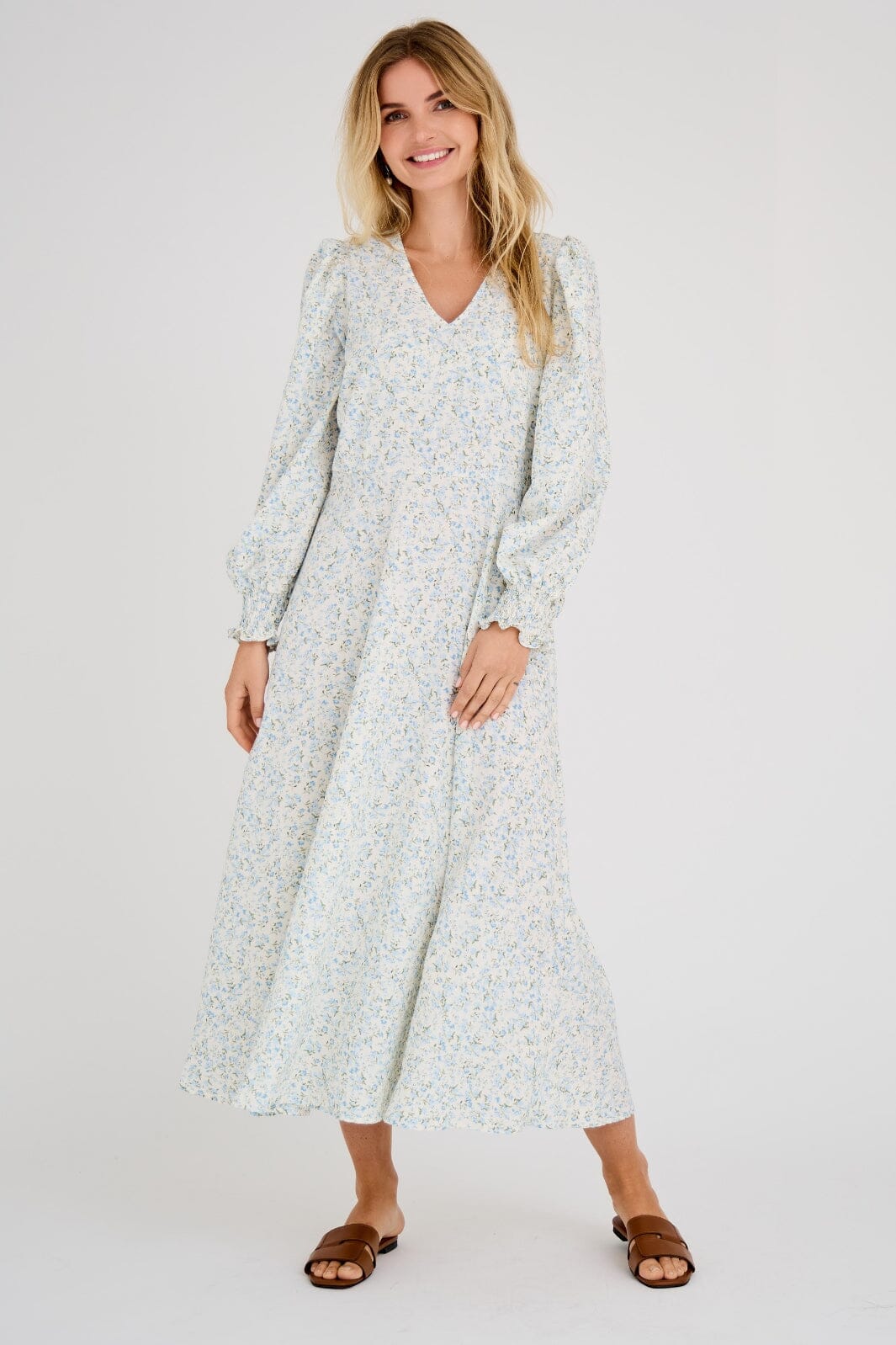 A-View - Leoni Dress AV4722 - 091 - Blue/White