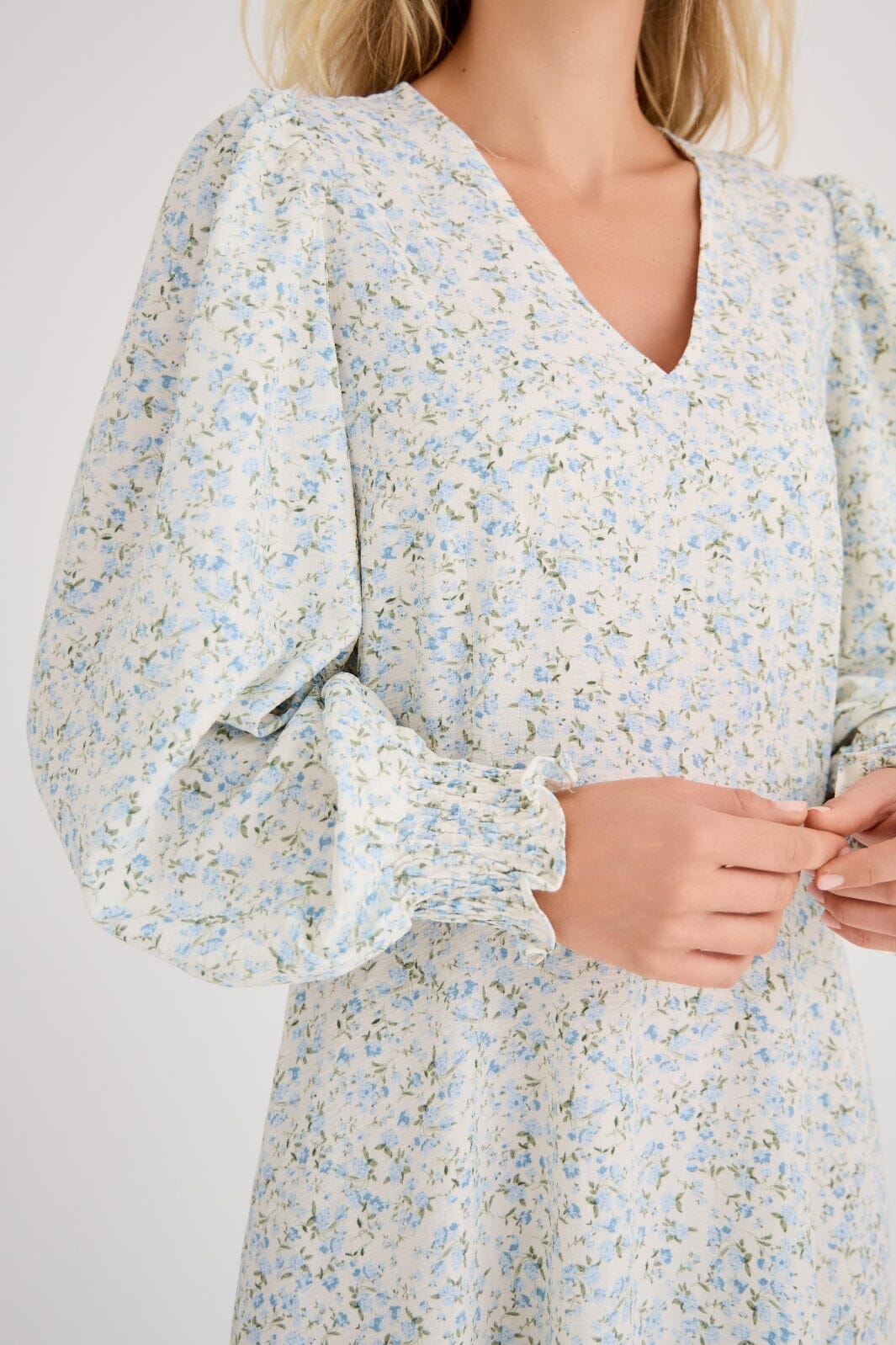 A-View - Leoni Dress AV4722 - 091 - Blue/White