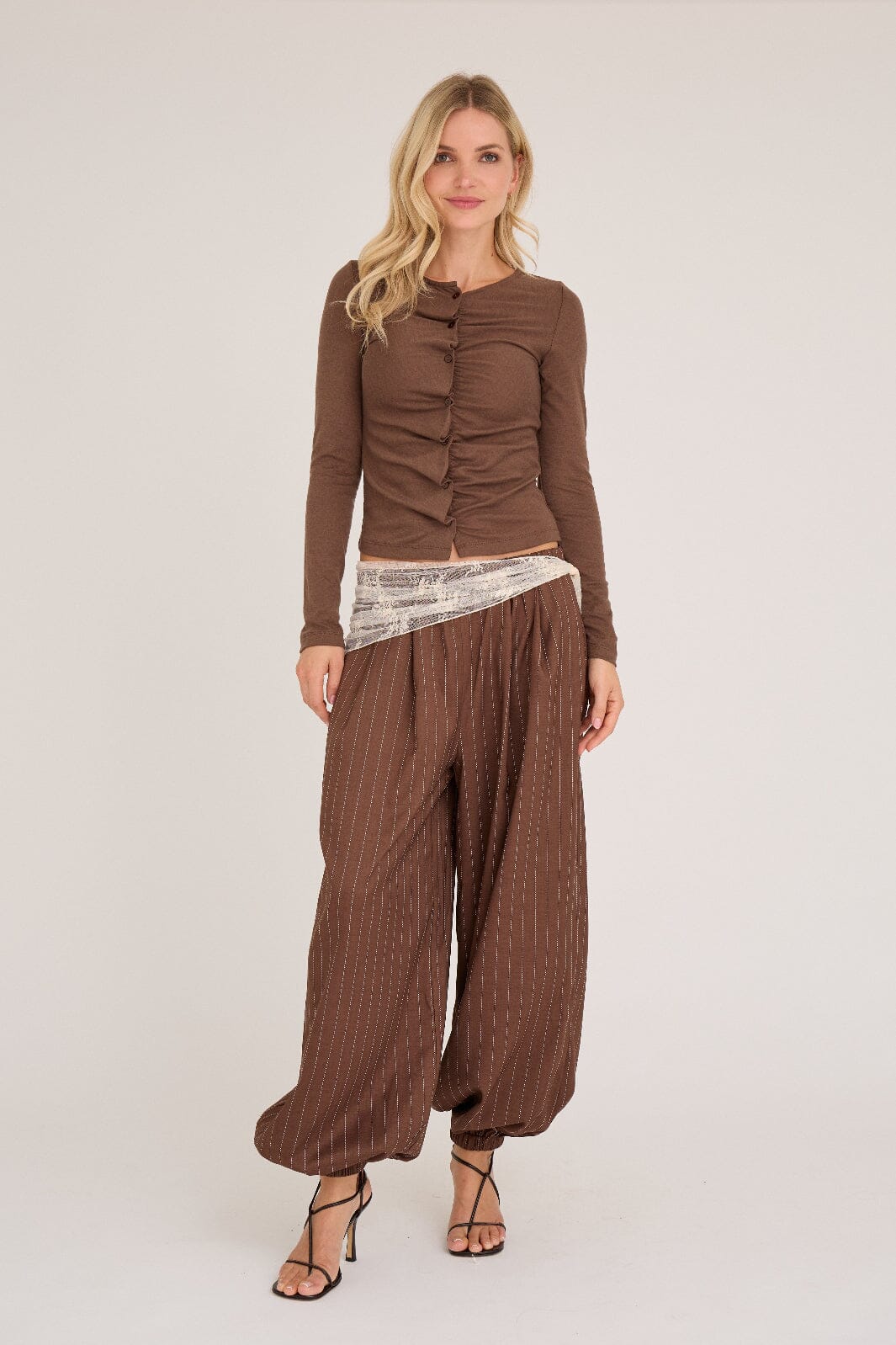 A-View - Ollie Pans AV8194-L - 117 - Brown Bukser