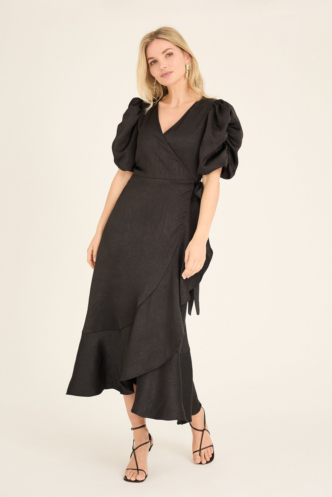 A-View - Sinda Dress AV4922 - 999 - Black Kjoler