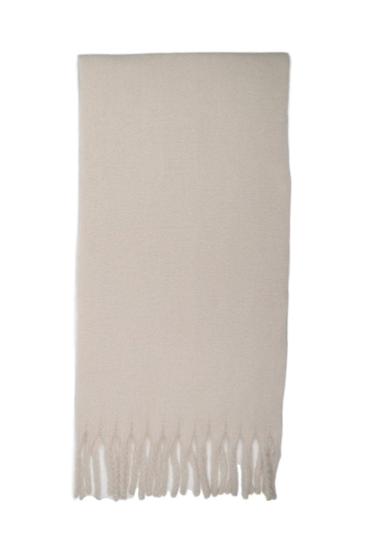 Anobel Copenhagen - Thick Plain Scarf E-71800 - Beige Tørklæder