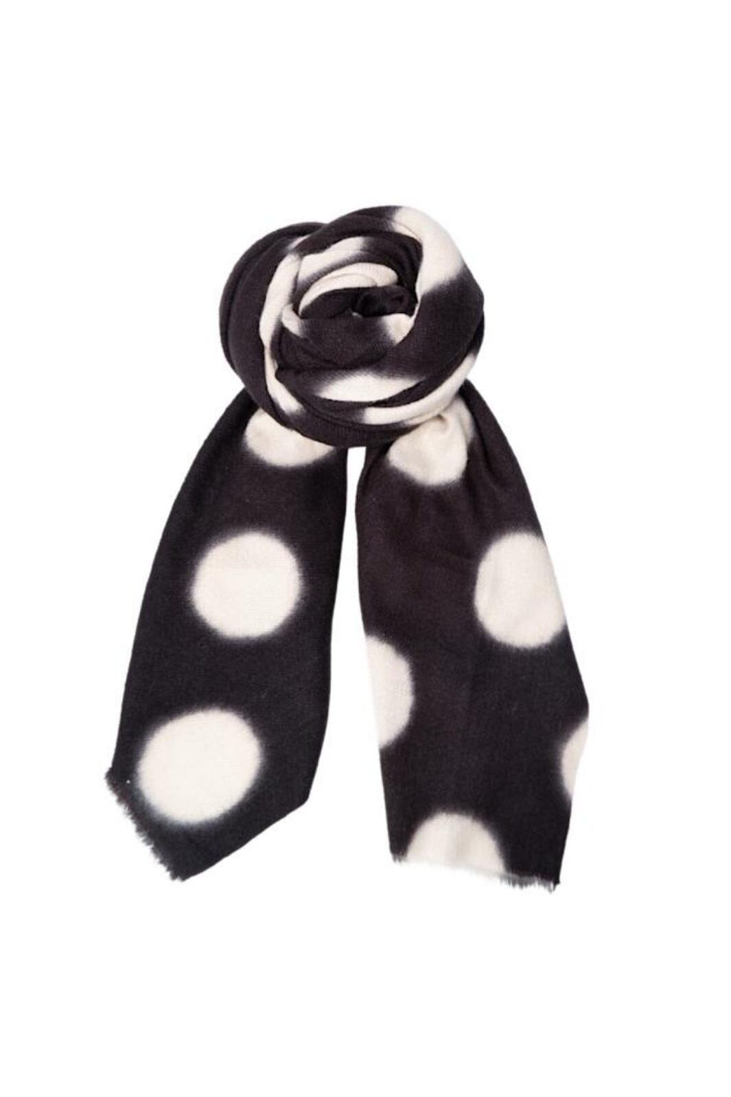 Black Colour - Bcblix Dotted Winter Scarf 208416 - Black Dot Tørklæder