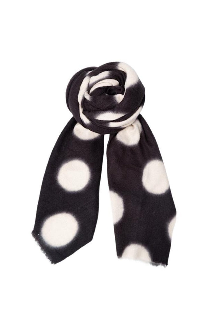 Black Colour - Bcblix Dotted Winter Scarf 208416 - Black Dot Tørklæder