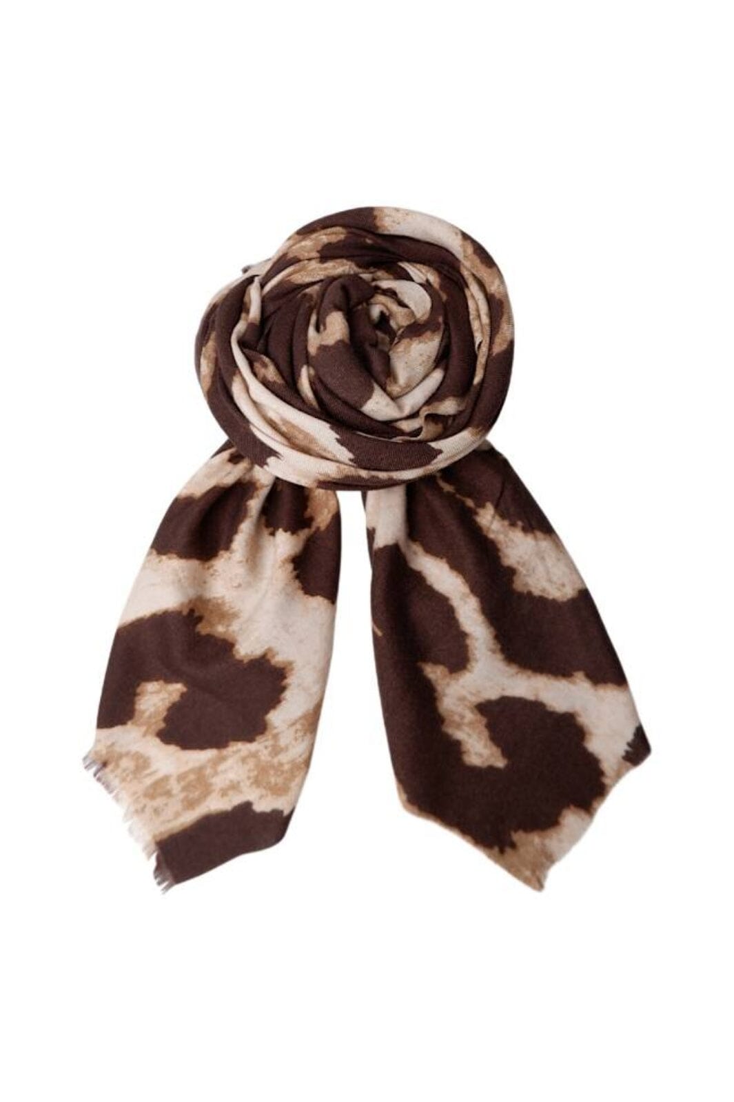 Black Colour - Bcfawn Leo Winter Scarf 208414 - Natural Tørklæder