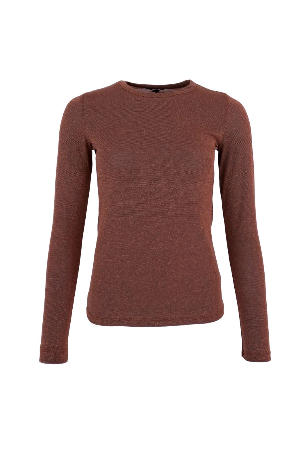 Black Colour - Bcfaye Lurex Blouse - Coffee Bluser