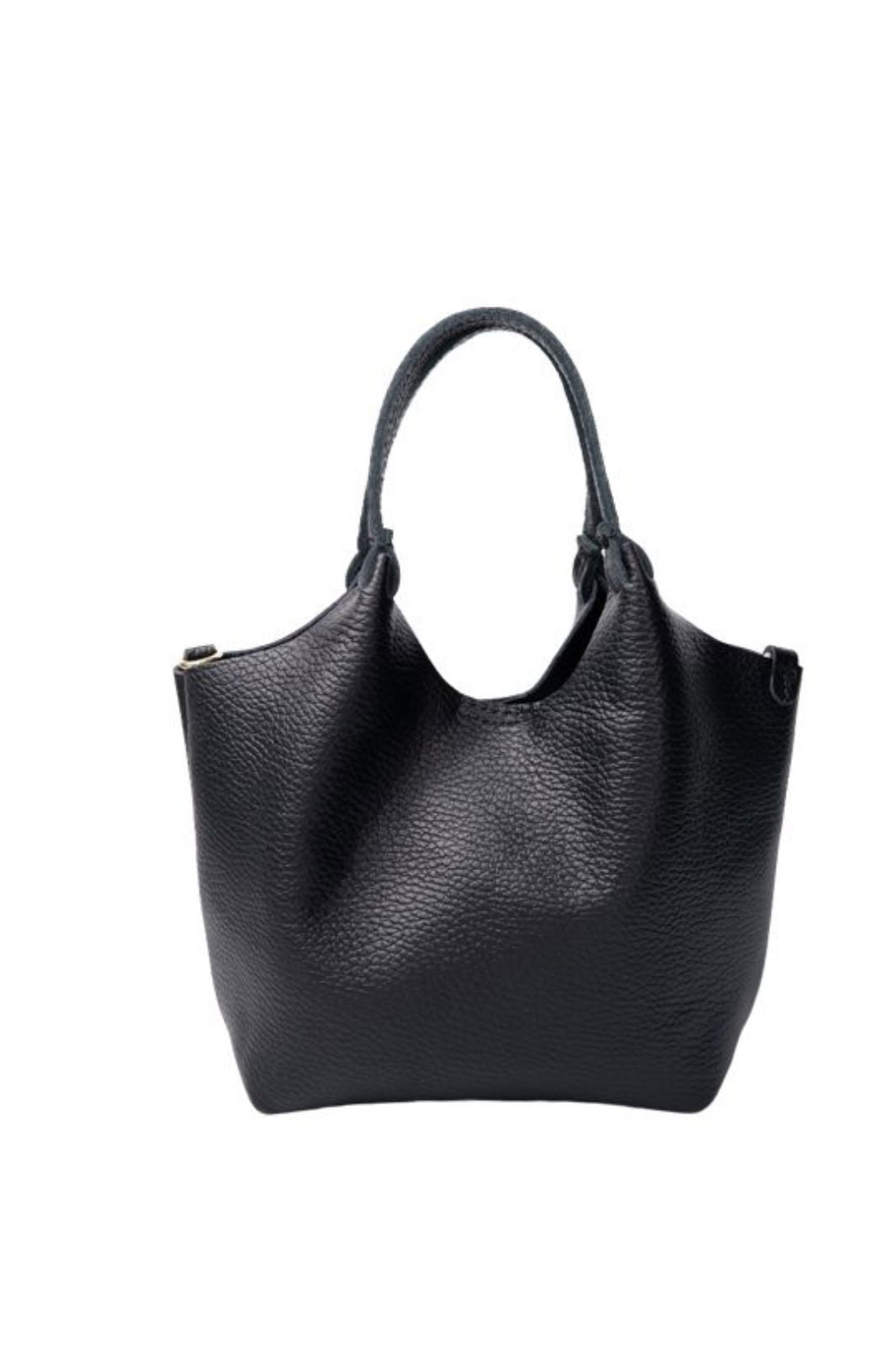 Black Colour - Bcisolde Leather Bag 9364 - Black Tasker