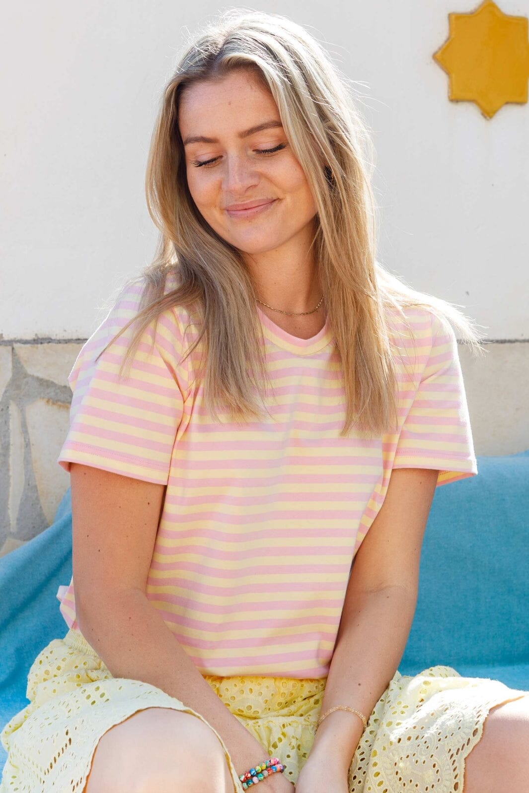 Black Colour - Bcmaude Ss Tee 40891 - Yellow Rose