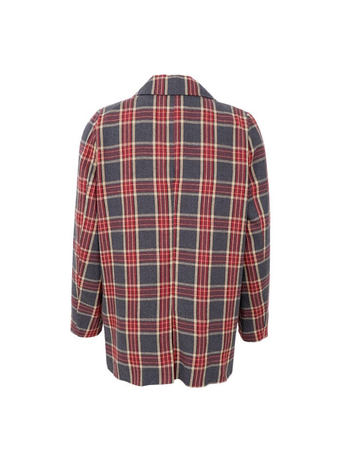 Black Colour - Bcnellie Blazer 41007 - Wine Kimono