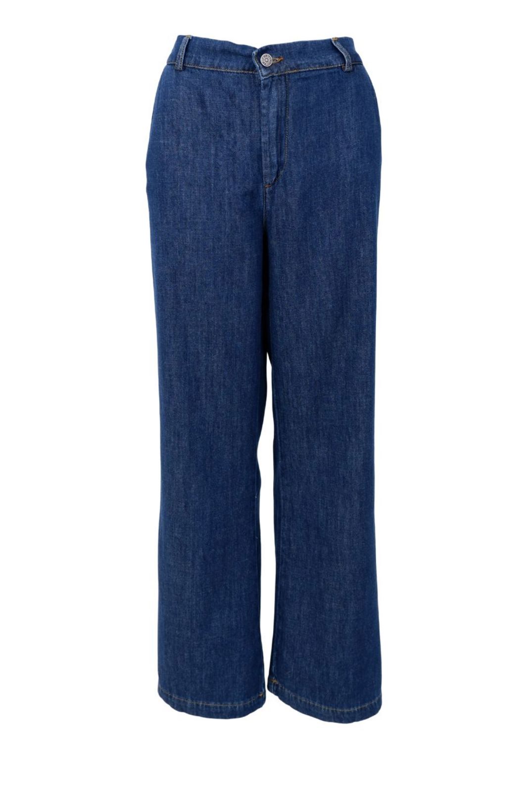 Black Colour - Bcnettie Box Jeans 40634 - Classic Blue Wash Bukser
