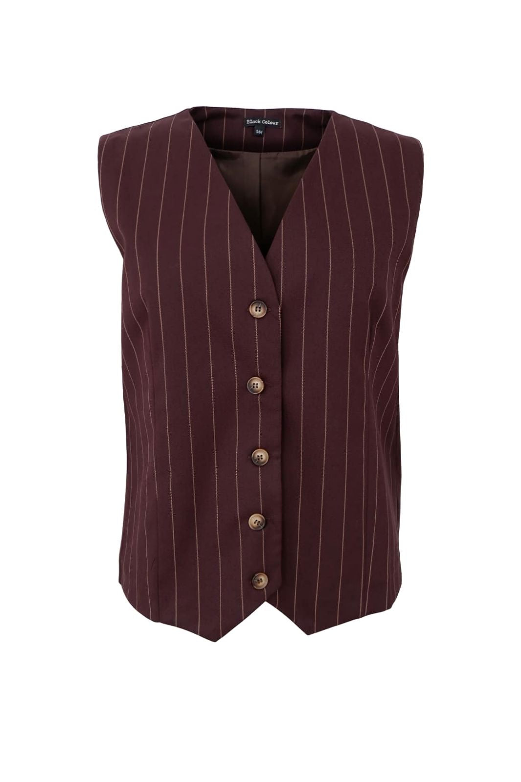 Black Colour - Bcoxford Loose Vest 40944 - Coffee Veste