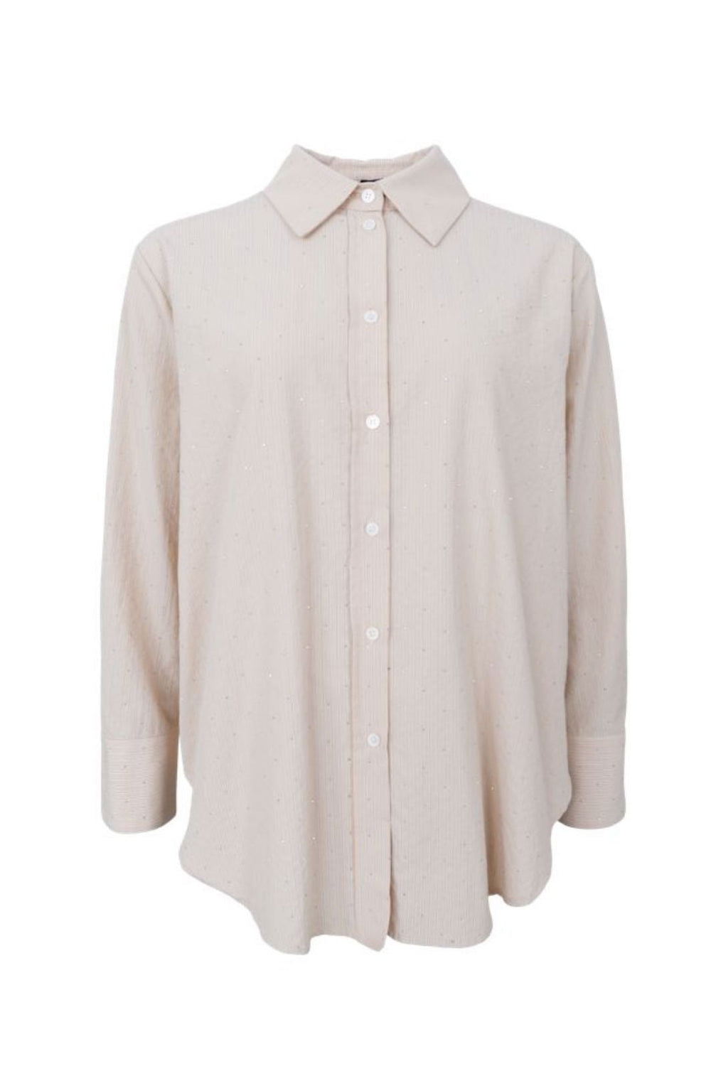 Black Colour - Bcstarry Strass Shirt 40786 - Cream Skjorter