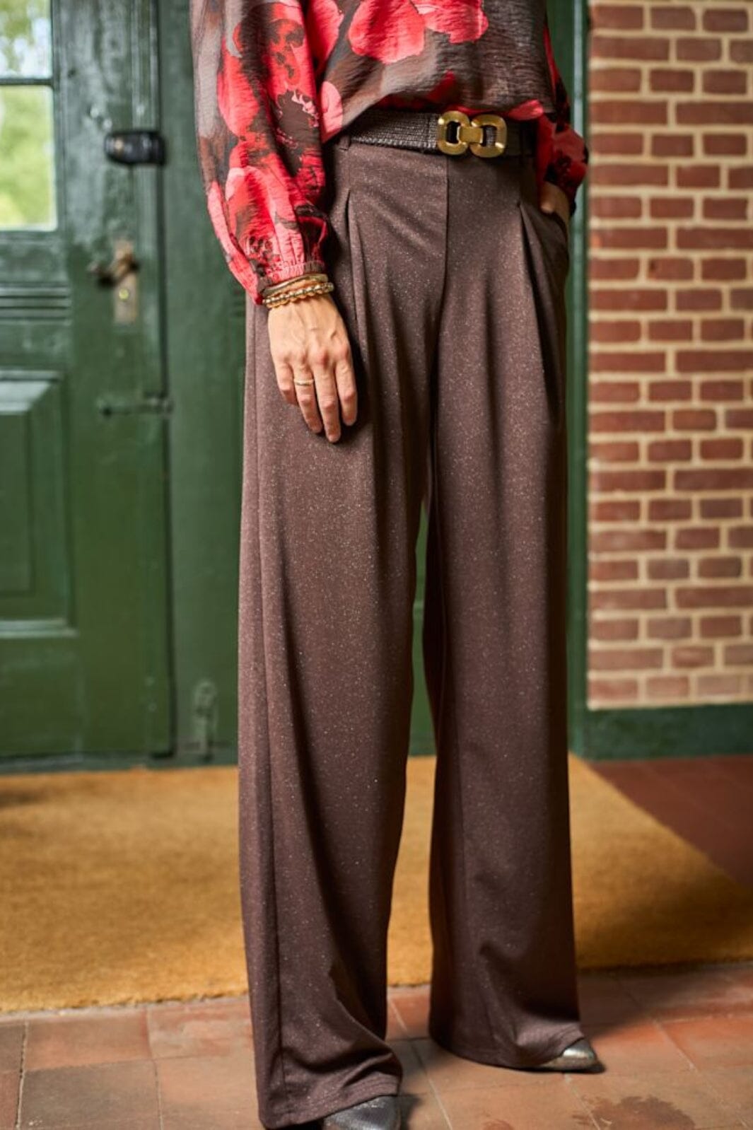 Black Colour - Bctoni Pleated Pant 41020 - Coffee Bukser