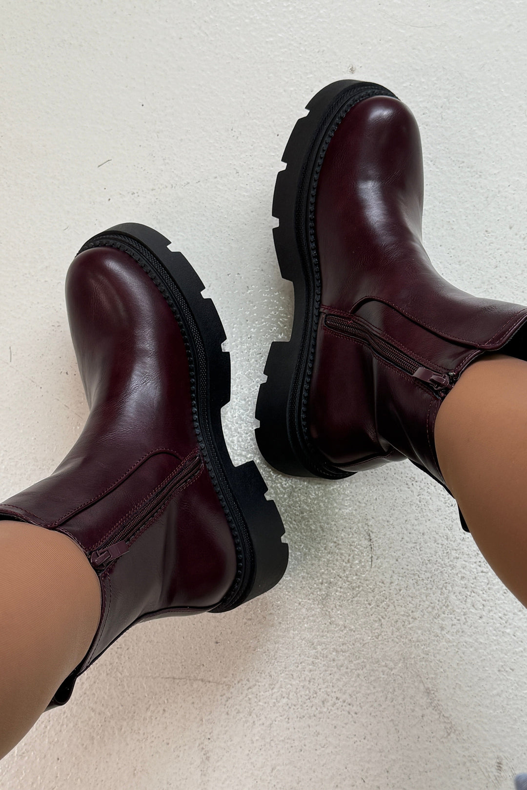 Bloom - Dahlina Boots - Burgundy Støvler