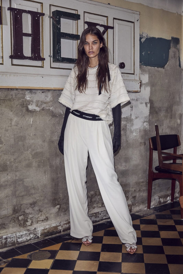 Co´couture - Aminacc Logo Pant 31143 - 199 Bone Bukser