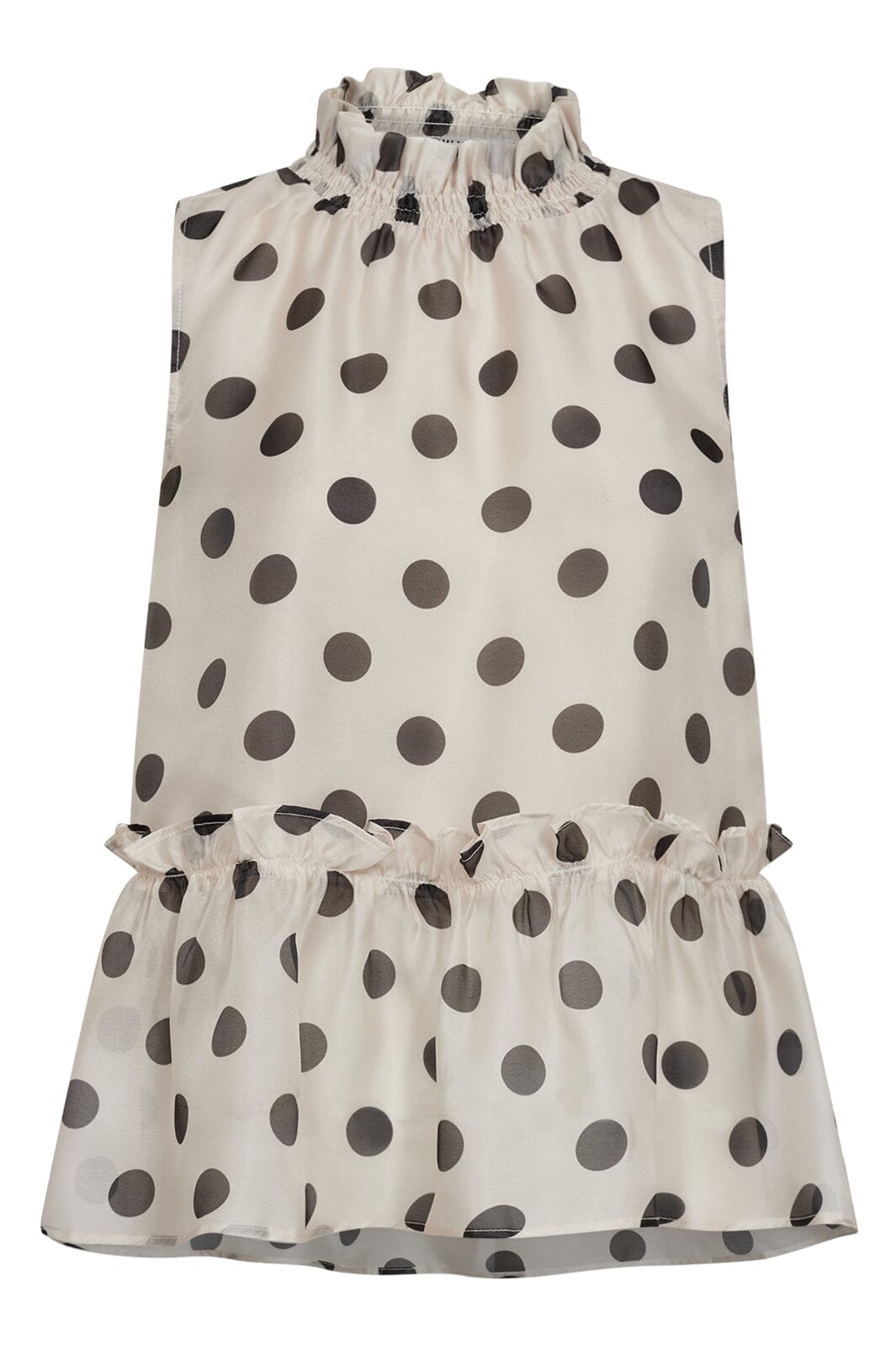 Co´couture - Drewcc Dot Halterneck Top - 96 Black Toppe