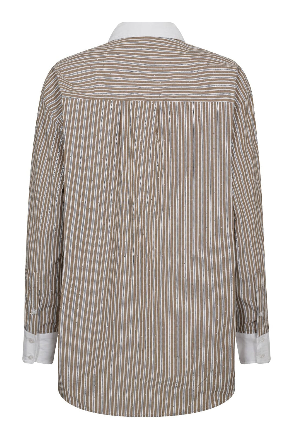 Co´Couture - Grantcc Gem Stripe Shirt 35773 - 154 - Walnut