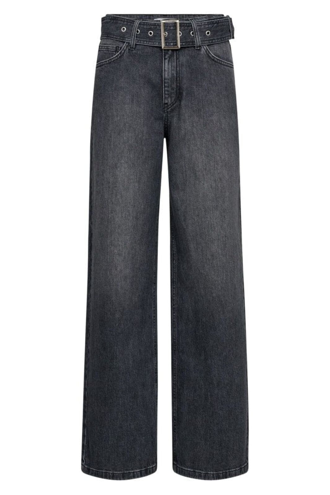 Co´Couture - New Rumicc Belt Jeans 41044 - 96 - Black Bukser