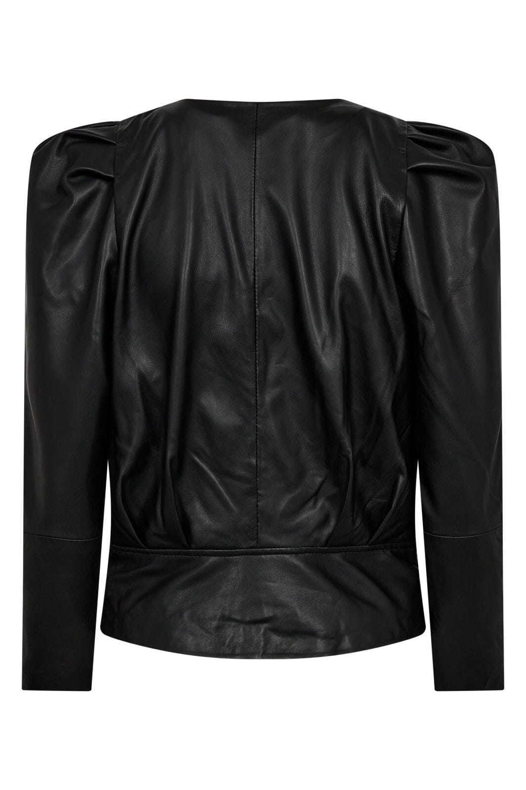 Co´couture - Phoebecc Drape Puff Blouse - 96 Black Bluser