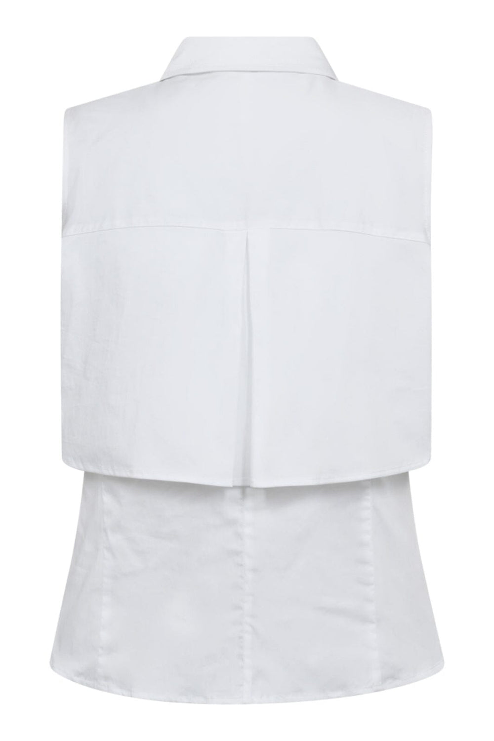 Co´Couture - Sannacc Double Layer Top 35840 - 4000 - White