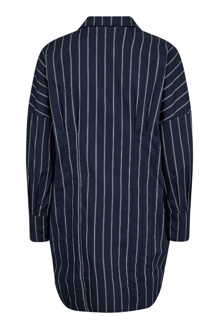 Co´couture - Sebicc Stripe Pleat Shirt 35625 - 120 Navy Skjorter