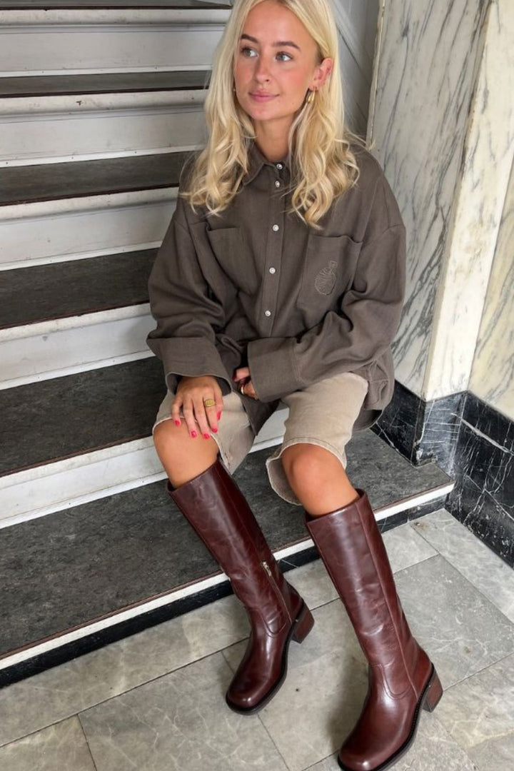 Copenhagen Shoes - A Real Woman'S World CS8746 - 0012 - Brown Støvler