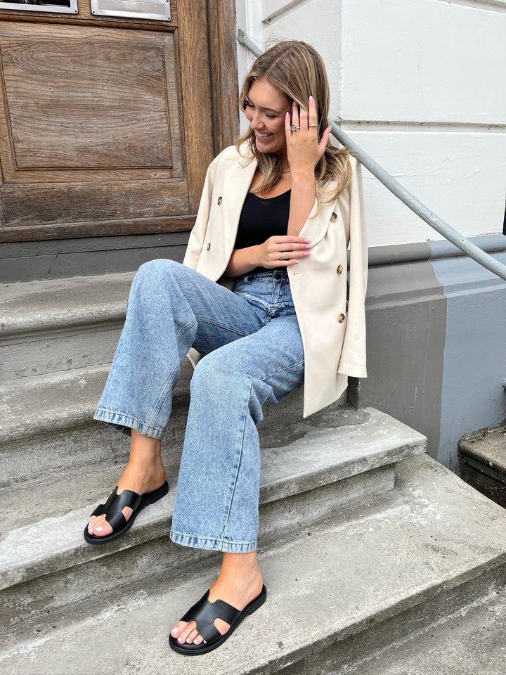 Copenhagen Shoes - Ivy Leather - 0001 Black Sandaler