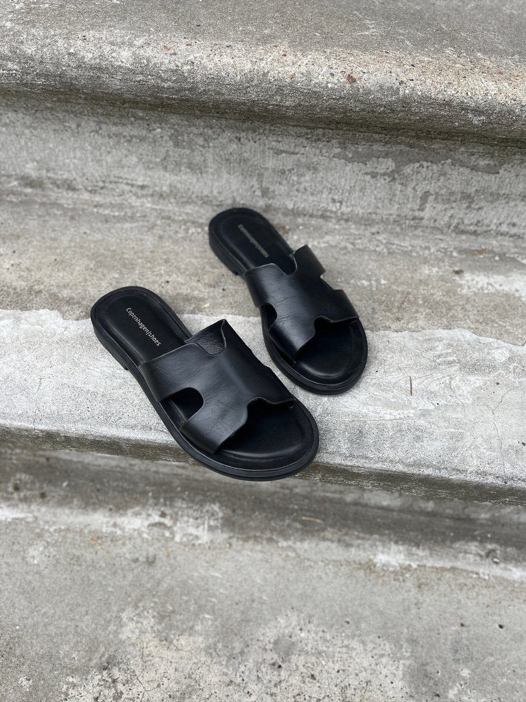 Copenhagen Shoes - Ivy Leather - 0001 Black Sandaler