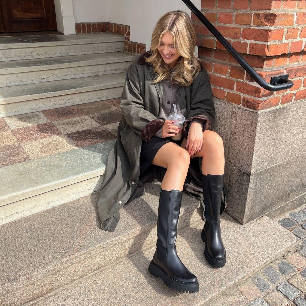 Copenhagen Shoes - Lemon High CS8740 - 0001 - Black Støvler