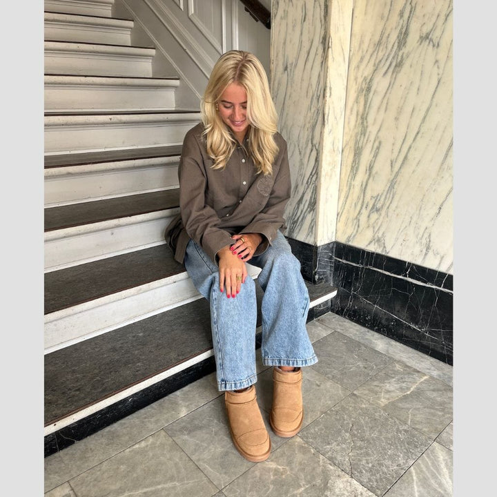 Copenhagen Shoes - Lucky Me Low CS8789 - 0138 - Camel Støvler