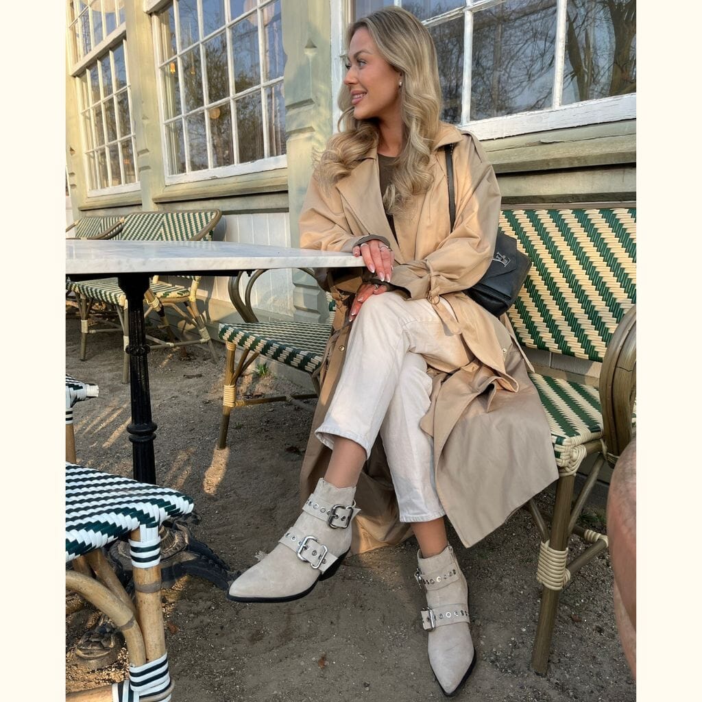 Copenhagen Shoes - Move For More Suede CS8464 - 0002 - Beige Støvler