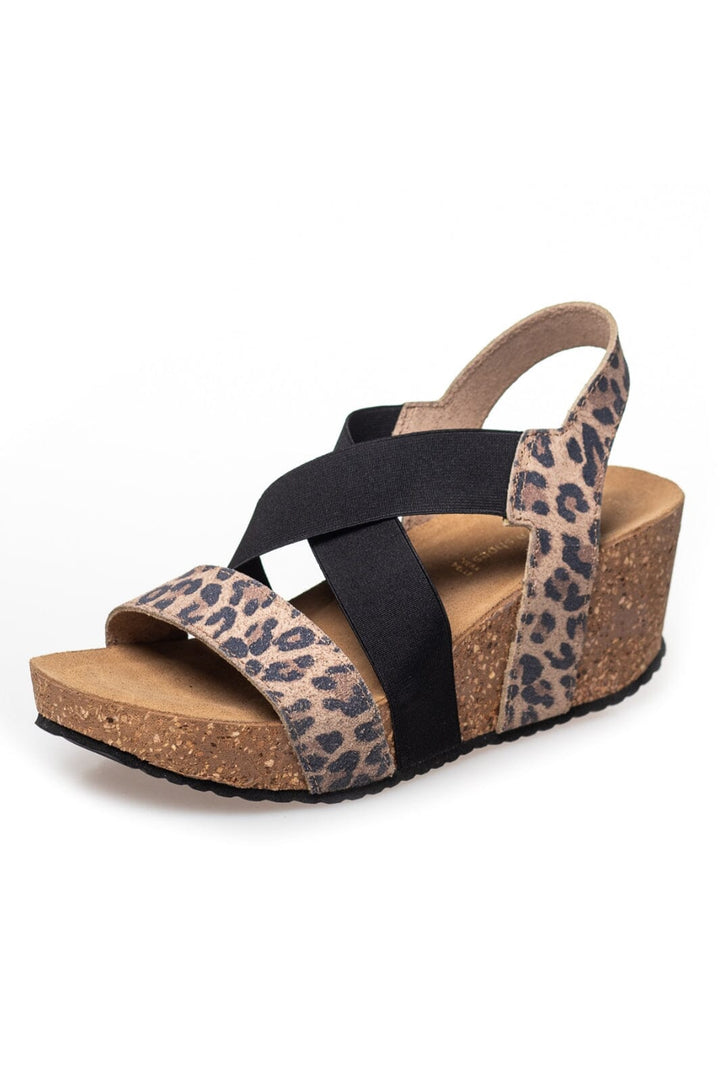 Copenhagen Shoes - Stacia Leopard 22 - Brown Leopard/Black Elastic