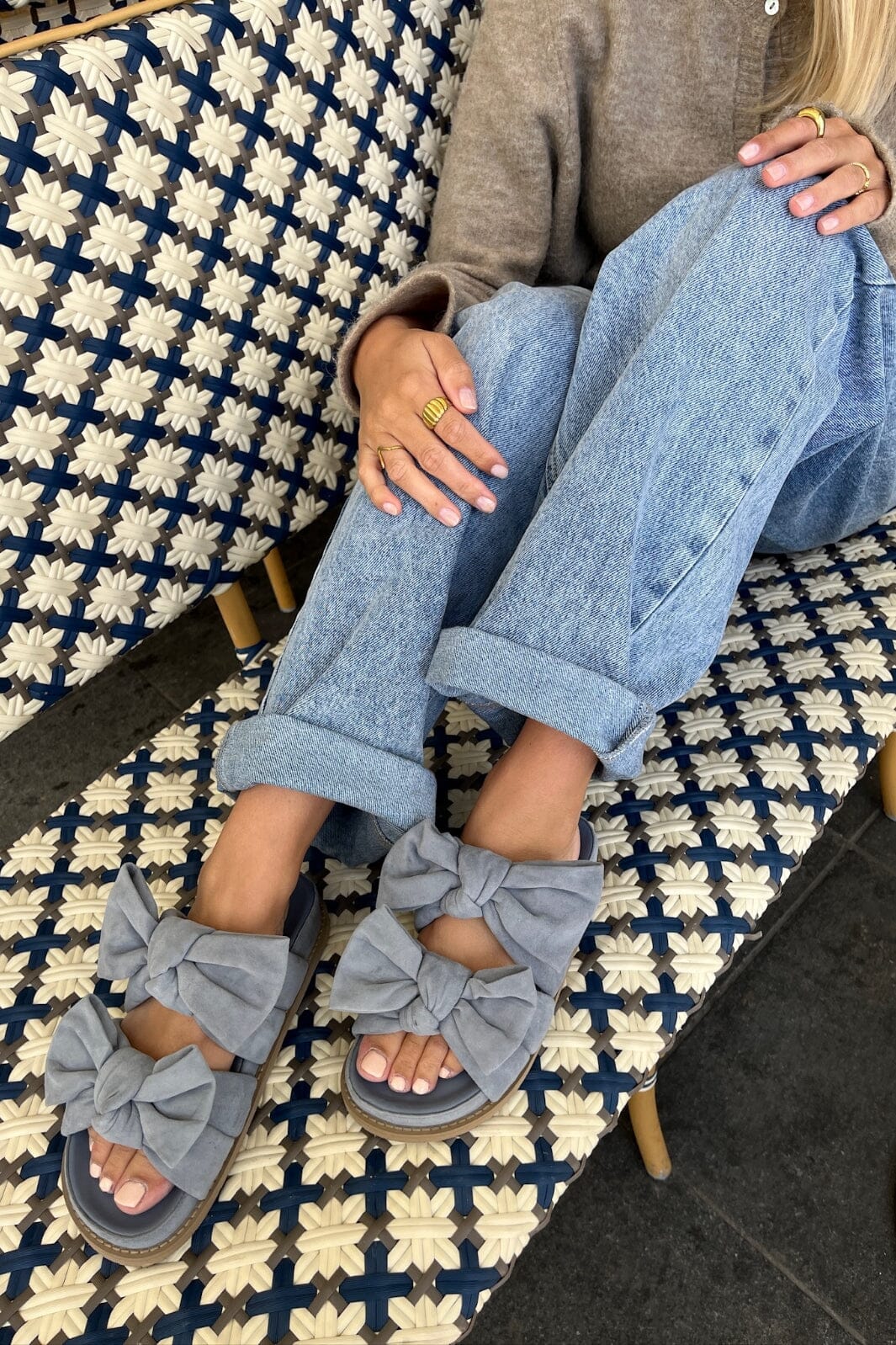 Copenhagen Shoes - Summer Dream Suede CS8399 - 0302 - Cloud Sandaler