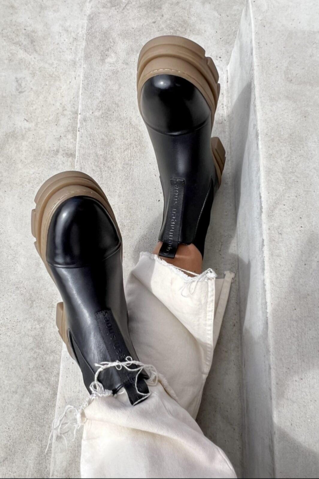 Forudbestilling - Copenhagen Shoes - You And Me Low 22 - Black Støvler