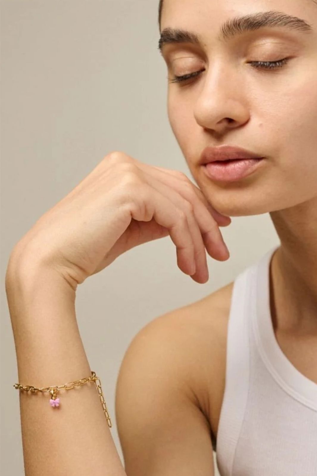 Enamel Copenhagen - Charm, Baby Bow C036G - Pink