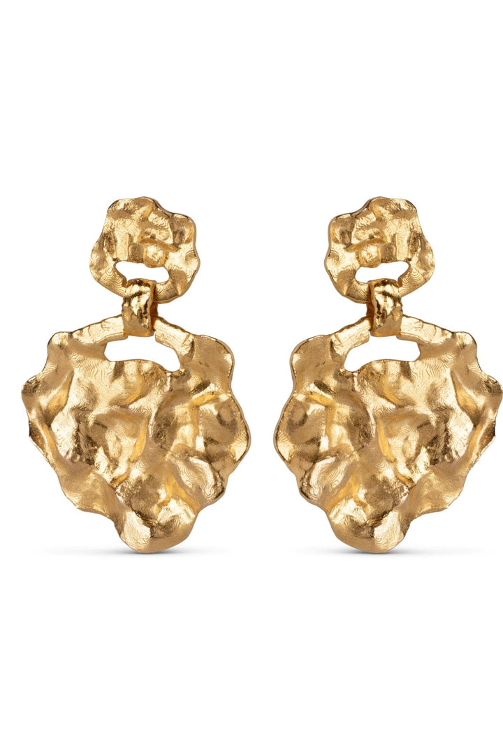 Enamel Copenhagen - Earring, Windy Large - 925S/Gp/M Øreringe