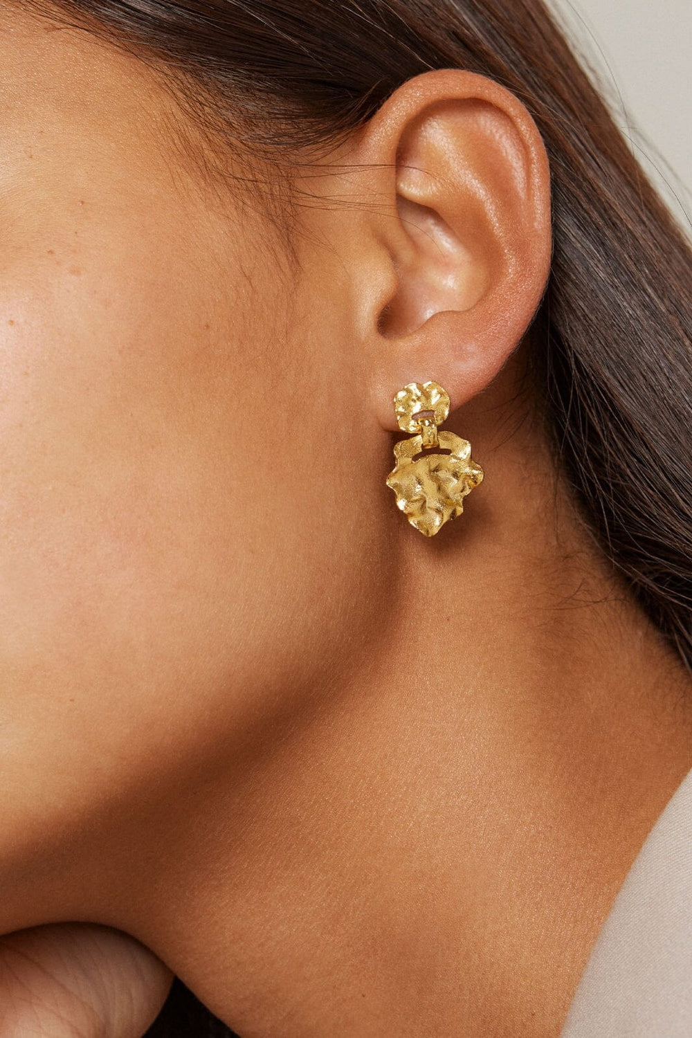 Enamel Copenhagen - Earring, Windy Small - 925S/Gp/M Øreringe