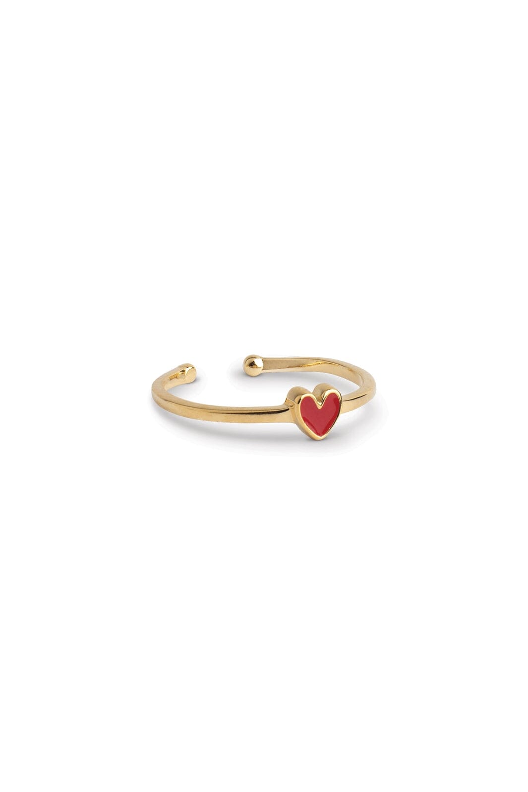 Enamel Copenhagen - Ring, Amore R101G - Red