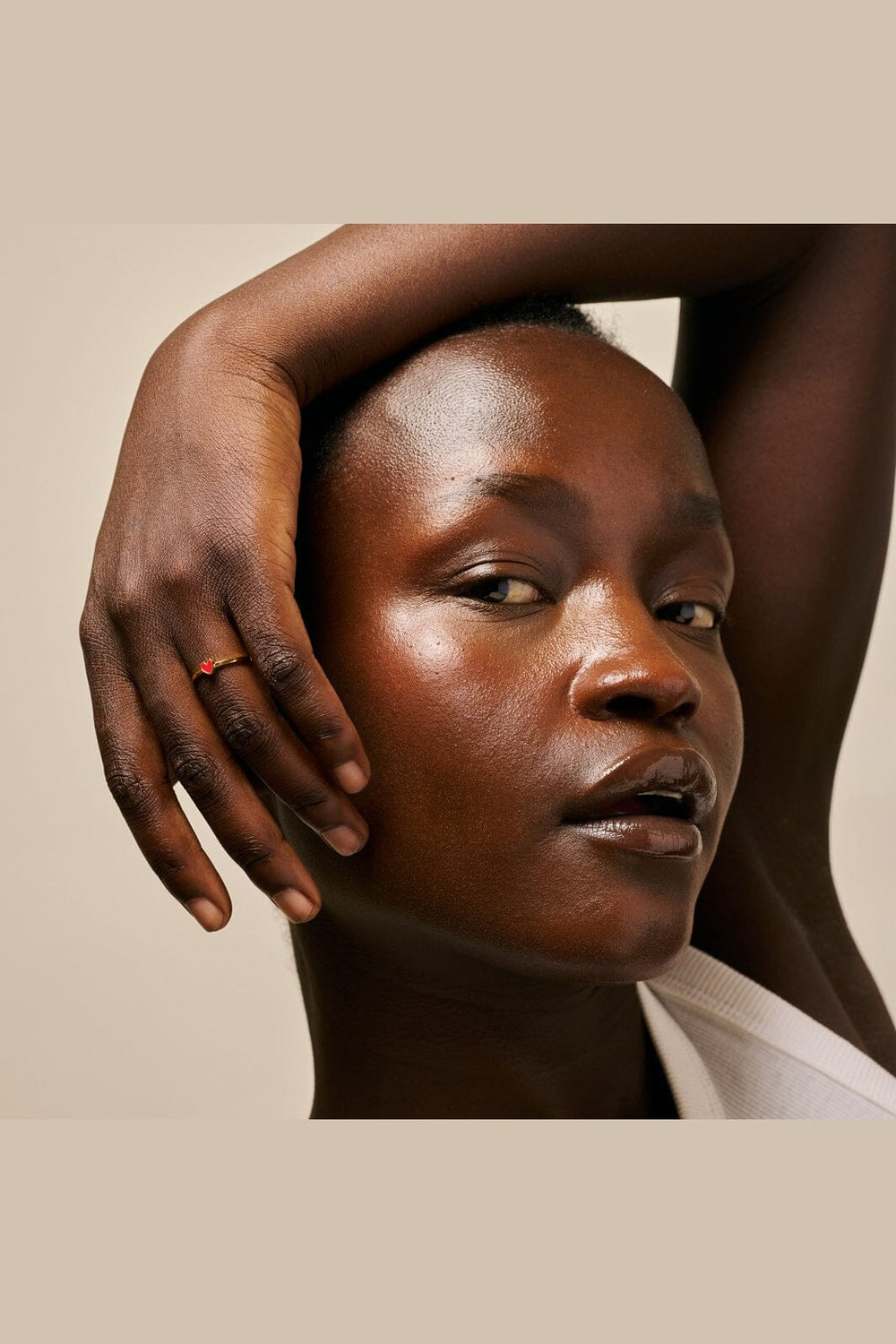 Enamel Copenhagen - Ring, Amore R101G - Red