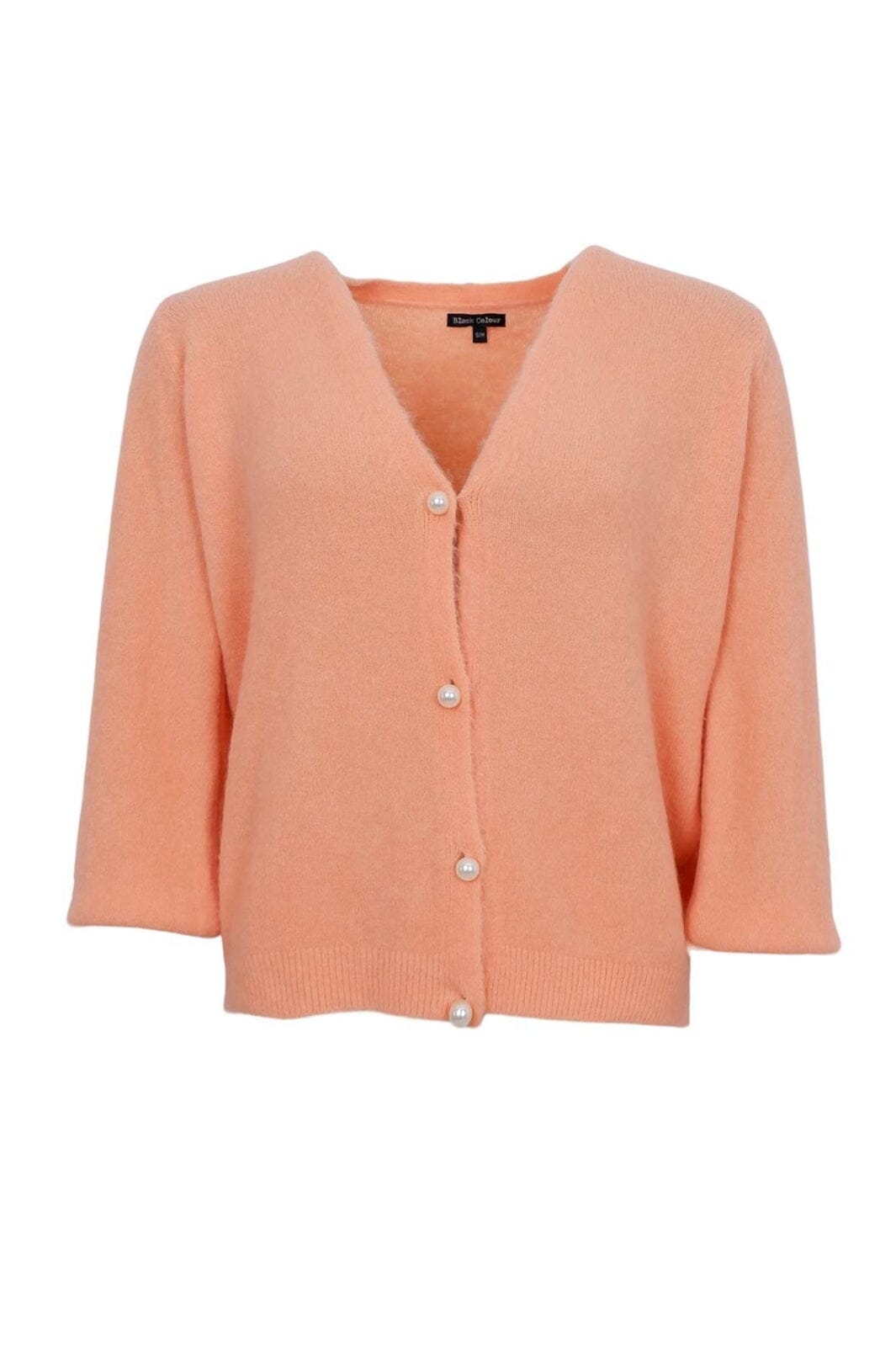 Black Colour Bcbella Pearl Knit Cardigan 1209 Apricot