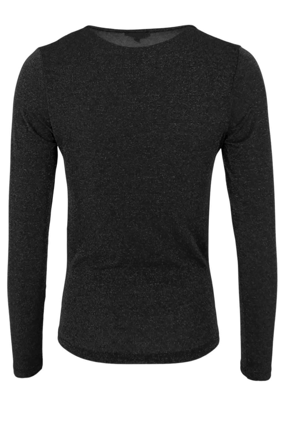 Forudbestilling - Black Colour - Bcfaye Lurex V-Neck Blouse - Black/Black (Okt/Nov) Bluser