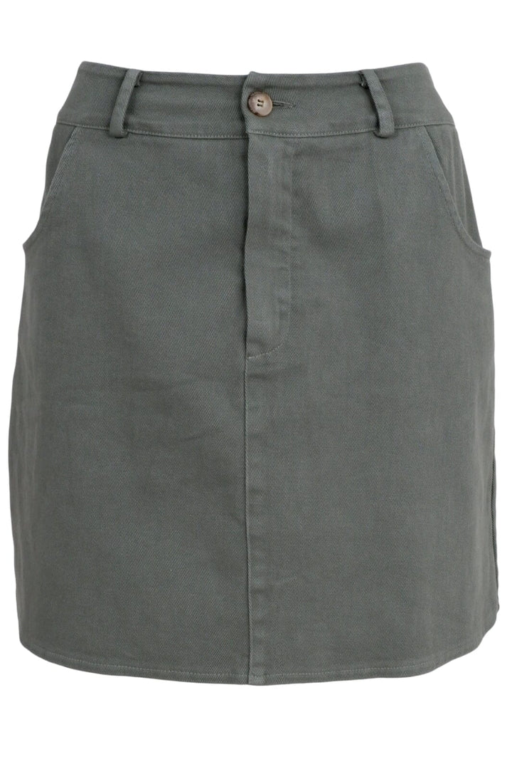 Forudbestilling - Black Colour - Bcneel Short Skirt - Lt. Army Nederdele