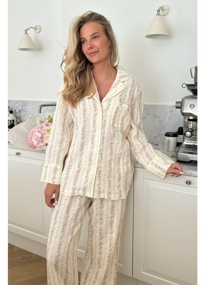 Forudbestilling - BYIC - Najaic Pants - lpfp Light Pink Flower Print Bukser