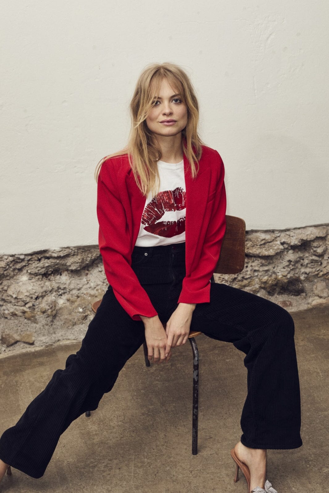 Forudbestilling - Co´couture - Cadeaucc Crop Blazer 30242 - 66 Flame Blazere