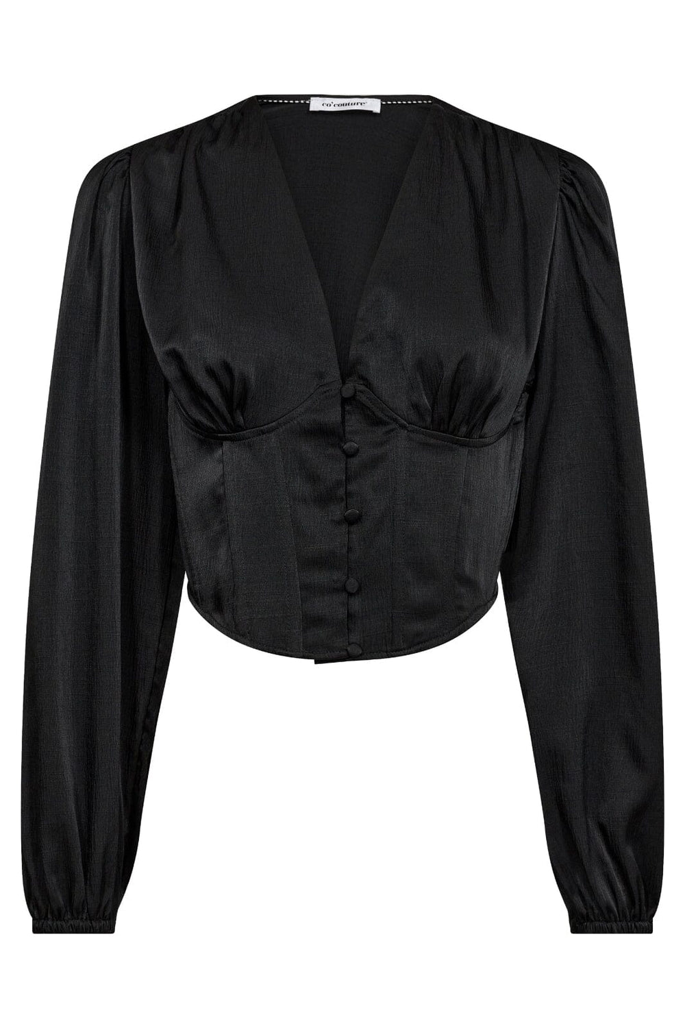 Forudbestilling - Co´couture - Corycc Corsage Shirt - 96 Black Bluser