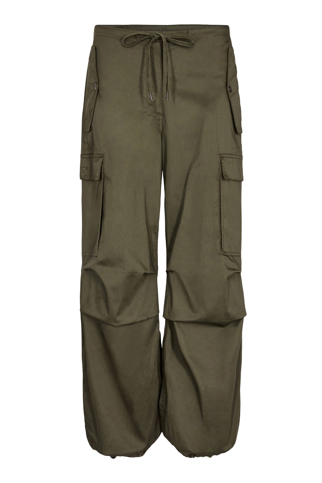 Forudbestilling - Co´couture - Ezra Marshall Baggy Pant - Army (Uge 40) Bukser