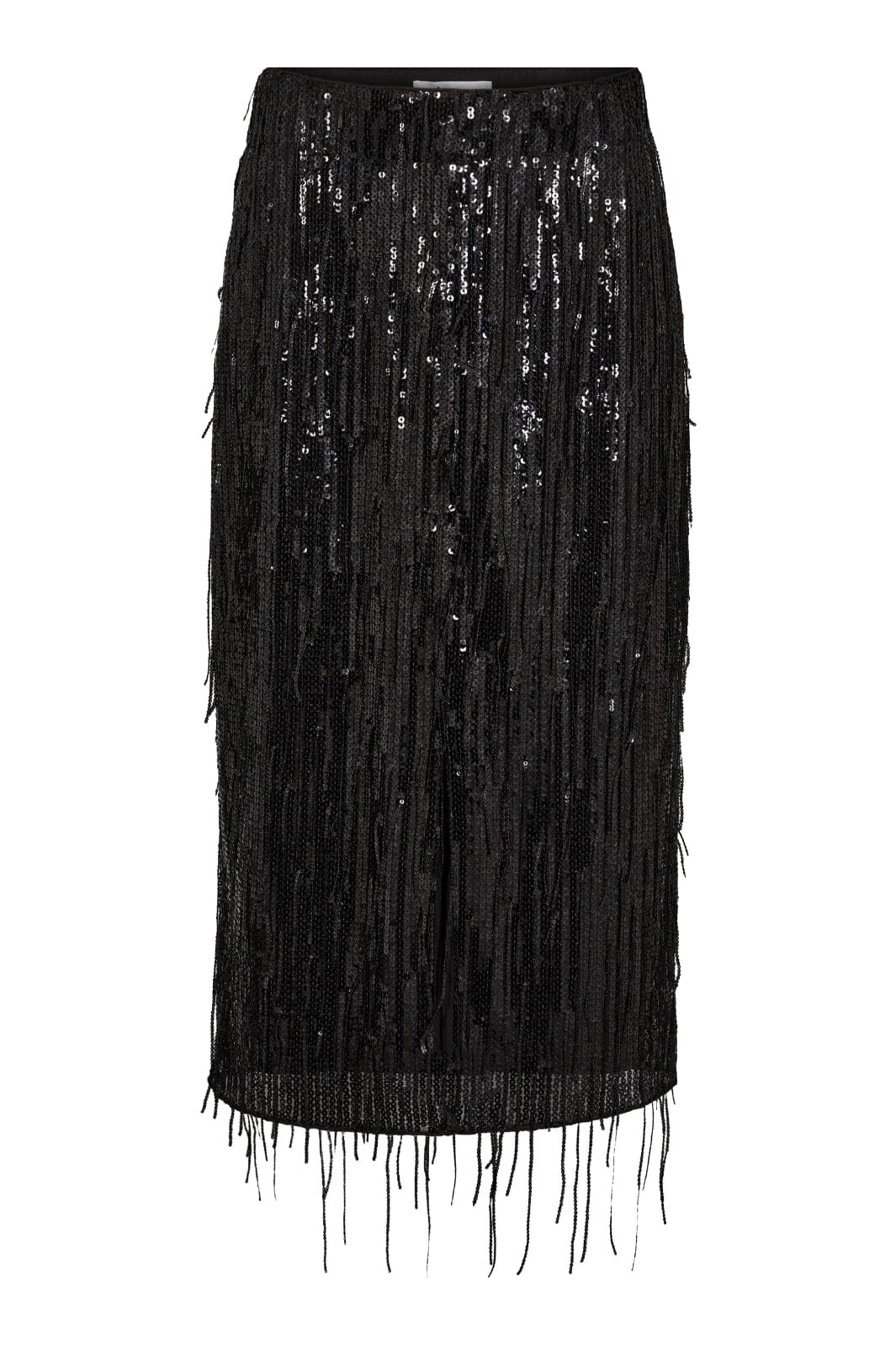 Forudbestilling - Co´Couture - Maddoxcc Sequin Pencil Skirt 34171 - 96 Black Nederdele