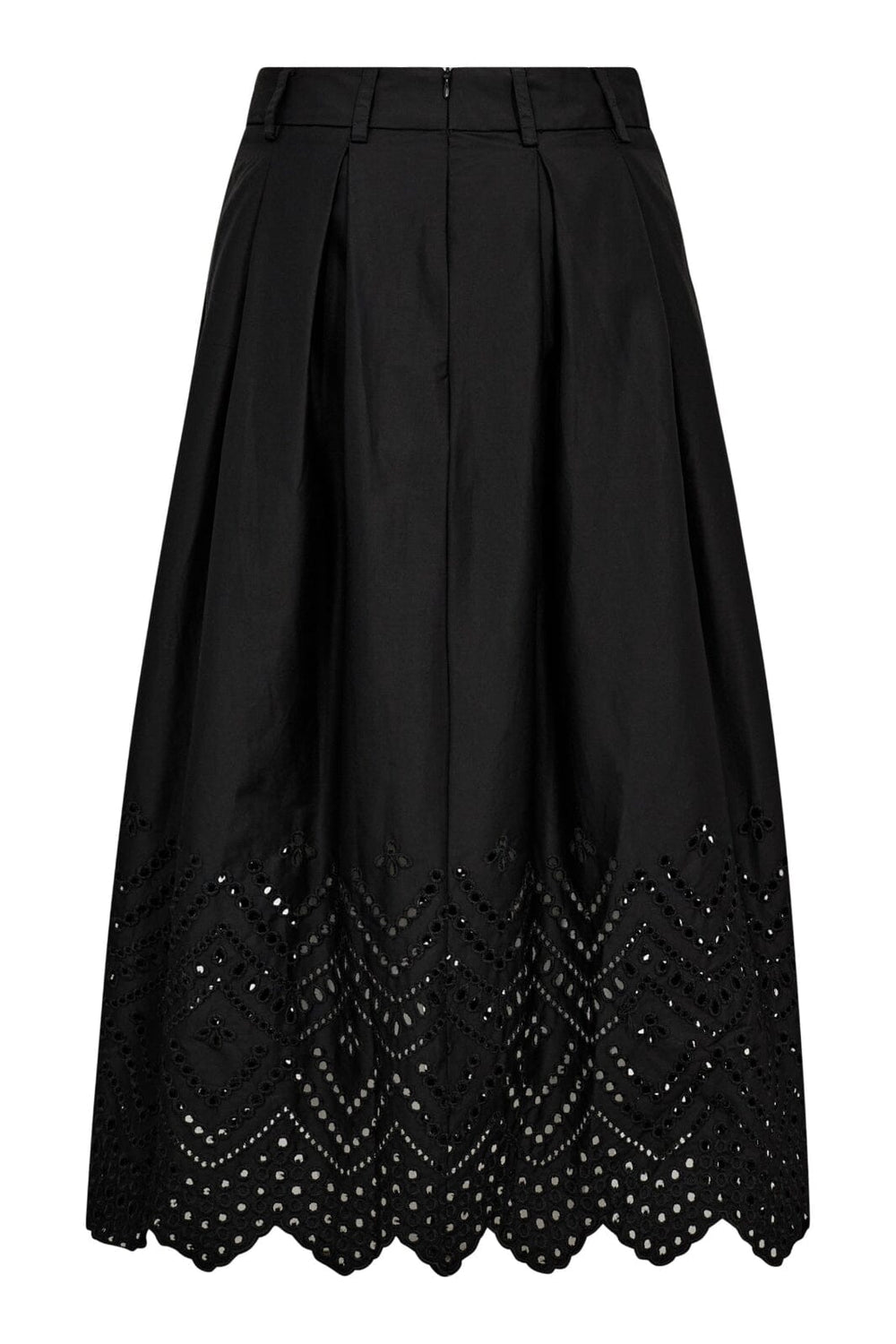 Forudbestilling - Co´Couture - Poppycc Anglaise Skirt 34203 - 96 - Black